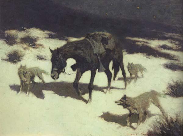 Last March (mk43), Frederic Remington